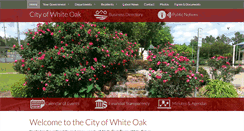 Desktop Screenshot of cityofwhiteoak.com
